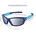 DUCO Kids Sunglasses Boys Girls Sports Polarized Sunglasses Youth Baseball for Kids UV Protection Age 6-10