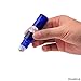 Kare & Kind Essential Oil Bottle Kit - 10xEssential Oil Bottle (1/3 oz - 10 ml), 1xTool for Opening/Sealing Bottles, 78x Label, 1x Mini Dropper + 1x Mini Funnel (Cobalt Blue)