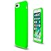 JNSupplier Neon Green Soft Silicone Rubber Case Flexible Skin Jelly Cover for iPhone 7 + 8 Plus