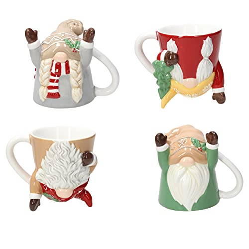 Tognana Up & Down Gnomi Set 4 Mug