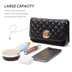 BOYATU Quilted Crossbody Bags for Women: Genuine