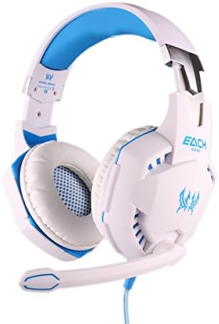 GROUPBUYLINK EACH G2100 Vibration Function Professional Gaming Headphone Games Headset with Mic Stereo Bass LED Light for PC Gamer