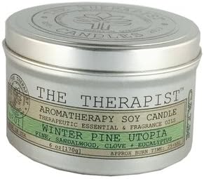 No. 01 Winter Pine Utopia Soy Candle - Travel Tin 6 oz