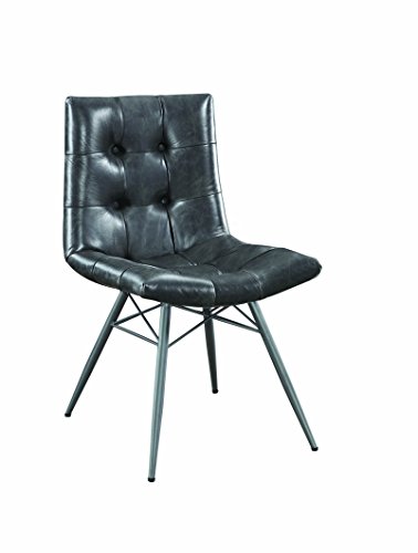Hutchinson Tufted Dining Chairs Grey and Gunmetal (Set of 4)