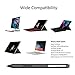 VORCSBINE Microsoft Certified Active Stylus Pen with 1024 Pressure Sensitivity for Microsoft Surface 3/4/5/6, Surface Pro 3/ Pro 4/Pro 6/Pro(2017), Surface Book, Surface Laptop/Studio/Go- Grey