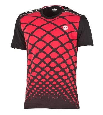 Jhayber - Camiseta pádel combat rojo, talla xl, color negro ...