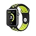 Kartice for Apple Watch Band Nike+,Soft Silicone Bracelet Watch bands Sport Replacement Strap Wristband Apple Watch Band/New Apple iWatch Series 2/ Apple Watch Series 1 Nike+(Black/Volt 42mm)