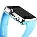 Bluetooth Smart Watch with Camera, TechFaith A1 Smart Watch for Android Smartphones (Blue)