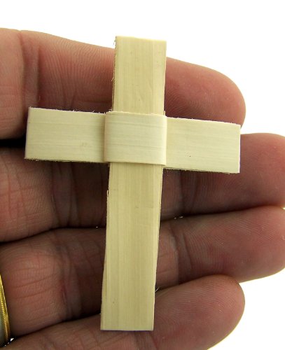 Palm Leaf Lapel Pin 2 Inch Latin Cross Pendant Fashion Accessory for Men or Women