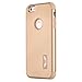 Pandawell Compatible iPhone 6S Plus Case Shockproof Hybrid High Impact Hard Plastic+Soft Silicon Rubber Armor Defender Case Cover for Apple iPhone 6S Plus / 6 Plus 5.5 inch - All Gold