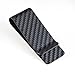 CL CARBONLIFE Carbon Fiber Money Clip Wallet, Business Card Holder RFID Protector Credit Card Holder Wallet Clips For Men (Black Matte M, 3.5