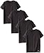 Levi's Men's 100 Series 4-Pack Knit Crew Neck T-Shirt,Black,Medium