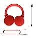 Bluetooth Headphones, Yusonic Wireless on Ear Headphones, DJ Foldable Wireless and Wired Stereo Headset Micro SD/TF, FM Radio,Headphone Built in Mic for Cell Phones, TV, PC. SP3（red）thumb 1