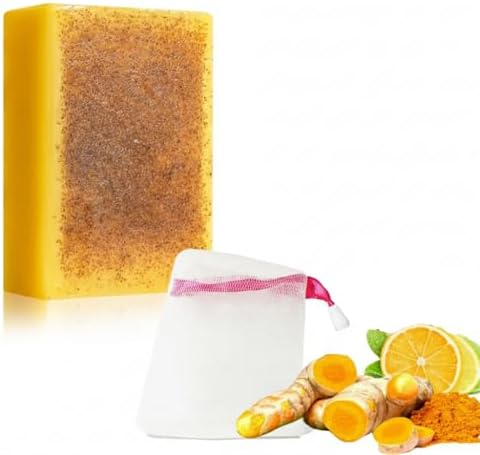 Honey Glow Lemon Kurkuma Seife Mit Kojic Acid – Aufhellende Handmade Seife Gegen Dunkle Flecken