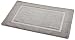 AmazonBasics Banded Towel-like Bath Mat, Grey