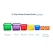 Meal Prep Haven 7 Piece Multi-Colored, Color Coded Portion Control Container Kit with Guide, Leak Proof, BPA Free, 21 Day Planner