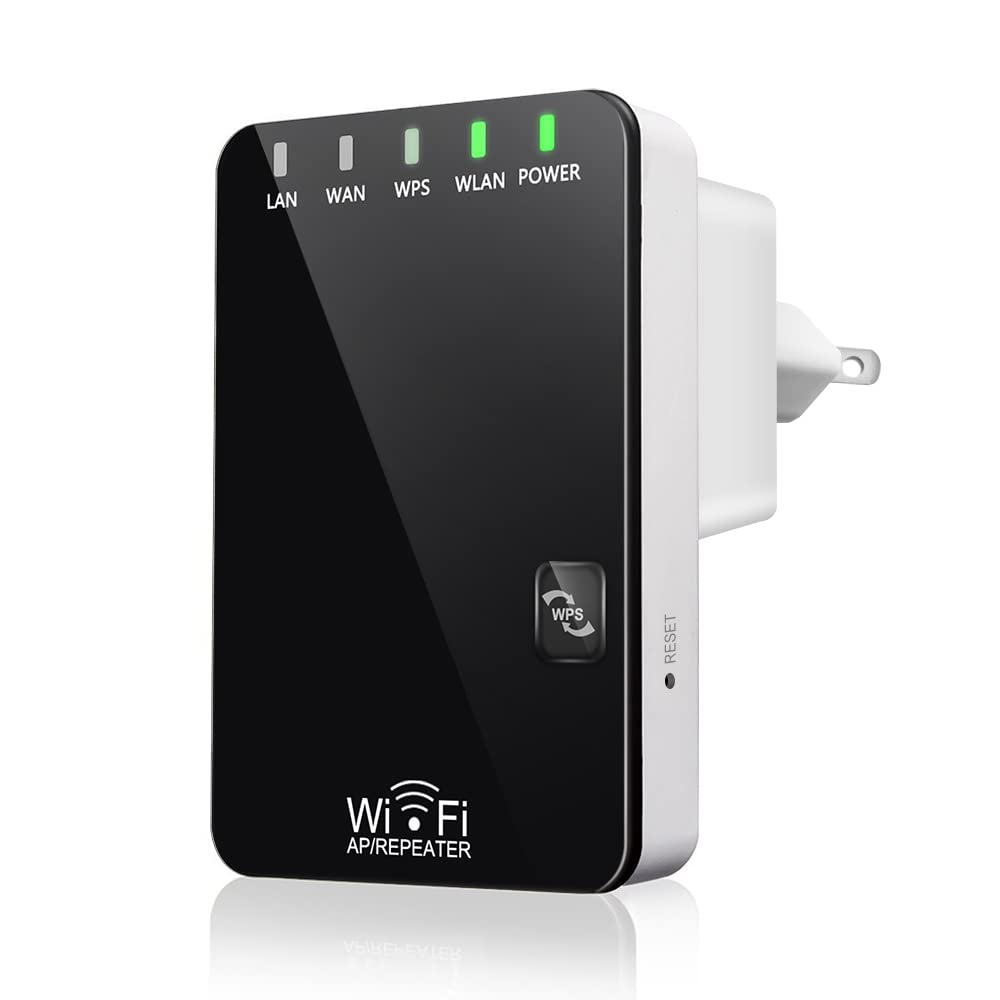 Photo 1 of 300Mbps WiFi Extender Signal Booster, Cover Up to 4500 Sq.ft & 45 Devices, WiFi Repeater Internet Amplifier with Ethernet Port & WPS Button,Support AP/Repeater Mode-802.11B/G/N