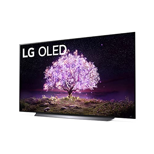 LG OLED77C1PUB C1 77 inch OLED TV 4K Smart TV w/AI ThinQ Bundle with