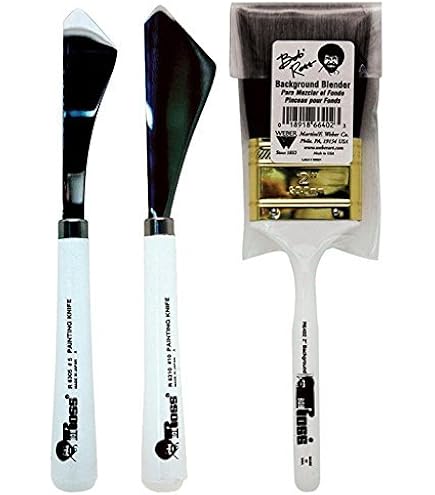 Bob Ross CR6340 Pennello Per Animali Selvatici - Ross Wildlife Brush Eye - Per Dipingere Occhi, Pellicce E Dettagli Con Tecnica Wet-on-Wet