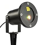 Landscape Light, Red and Green Christmas Light Decorative Lights,Laser Light Star Projector,Low Voltage and Waterproof