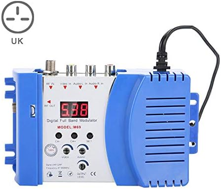 Abboard Professional Digital VHF UHF RF Modulator AV to RF AV to TV Converter Adapter