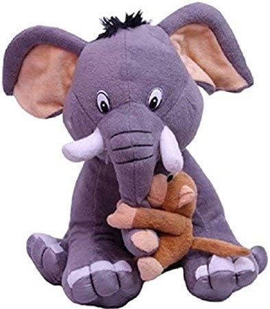 Triad basics Elephant with Monkey Soft Toy - 35