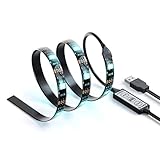 Satechi Flexible USB Accent LED RGB Light Strip Adhesive Tape Color Changing Kit (Black(PC))