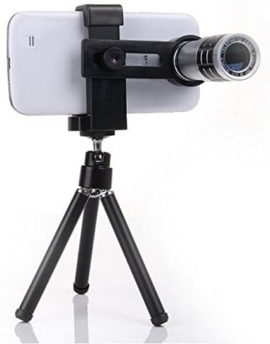 Gd Tech 12x Universal Optical Telescope Camera Lens with Tripod for iPhone and Samsung