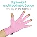 Vive Arthritis Gloves - Rheumatoid Compression Hand Glove for Men & Women - Osteoarthritis, Arthritic Joint, Computer Typing Pain Relief - Carpal Tunnel Wrist Support - Open Finger (Pink)