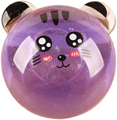 Gorgii Creative Fluffy Floam Slime Clay Scented Stress Relief No Borax Non-sticky Kids Sludge Toy - Best gift for Children - 60ml (Purple)