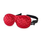 Bucky Ultralight Chevron Eye Mask, Red, 1 Count