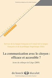 La  communication avec le citoyen