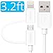 Apple MFi Certified Lightning Cable - Skiva USBLink Duo 2-in-1 Sync and Charge Cable (3.2 ft / 1m) with Lightning & microUSB for iPhone 11 Xs Xr X 8, iPad Air, Samsung Galaxy S7 (White) [Model:CB104]