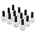 CICI&SISI Nail Polish Bottles 15ml Empty Nail Polish Bottles W/Brush Square Shape/12 Bottles Set