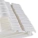 BTbetter 40 Pack Children's Plastic Hangers -11.6 Inch Length (30 cm) - Non Slip & Space Saving Designed To Fit fo Children and Babies (White)