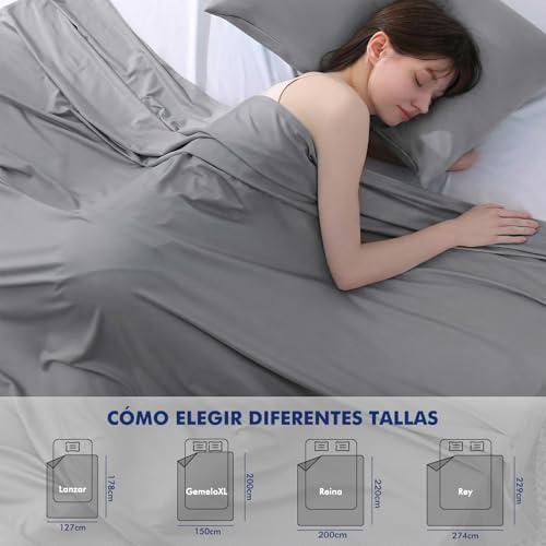Elegear Cooling Blanket 200×220 cm, Summer Blanket with Silver Ions and Cooling Fibers ARC-Chill 3.0 Q-MAX>0.5, Instant Cooling, Hypoallergenic, Breathable And Lightweight, Dark Grey