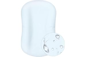 MEXXI Organic Cotton Baby Lounger Cover - Waterproof, Hypoallergenic and Breathable (Baby Blue)