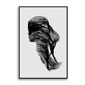Framed Canvas Home Artwork Decoration Portrait Canvas Wall Art for Living Room, Bedroom - 16x24 inches