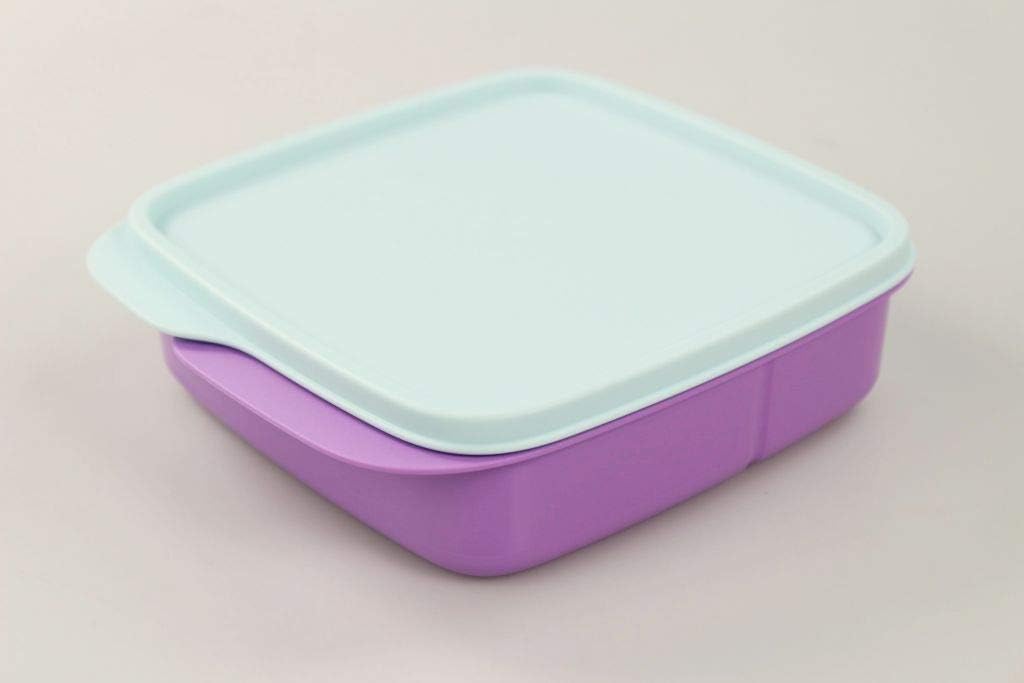 Tupperware to Go Lunchbox Clevere Pause 550 ml lila hellblau mit