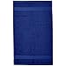 Amazon Basics 6 Piece hand towels for bathroom, Fade Resistant 100% Cotton Hand Towels, soft absorbent bathroom hand towels 6 - Pack (26''x16''), Navy Blue