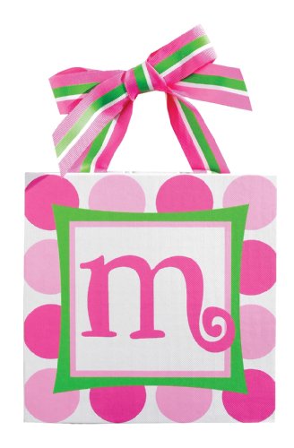 Mud Pie Initial Baby Wall Art, Letter M