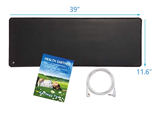 Earthing Grounding Mat 11.6"X39", Grounded Foot Therapyï¼ŒGrounding Desk Mat, to Protect The Body, Improve Energy.Relieve Pain and Inflammation.