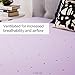 LUCID 3 Inch Lavender Infused Memory Foam Mattress Topper - Ventilated Design - Queen Size