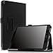 INFILAND ZenPad Z10 / ZenPad 3S 10 Case - Folio Premium PU Leather Smart Case Cover for ZenPad Z10 ZT500KL / ZenPad 3S 10 Z500M 9.7-Inch Tablet, Black
