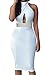 Sexy Womens Elegant Jeweled Waist Halter Party Club Midi Dress
