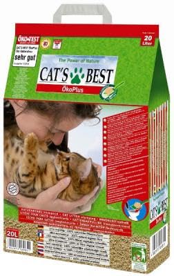 Cat’s Best Original Katzenstreu, 100% pflanzliches Katzenklumpstreu mit maximaler Saugfähigkeit – bekämpft Gerüche natürlich und aktiv, 8,6 kg/20 l (Verpackung kann variieren) 2