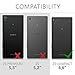 kwmobile TPU Silicone Case for Sony Xperia Z5 Compact - Soft Flexible Shock Absorbent Protective Phone Cover - Anthracite/Transparent