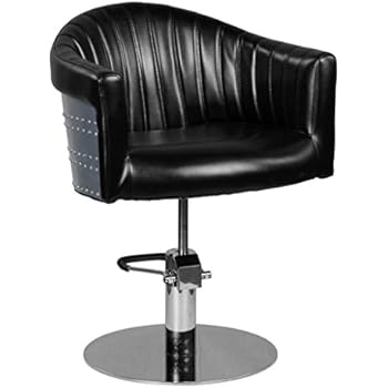 Amazon Com Avondale Zoey Black Salon Styling Chair With Round