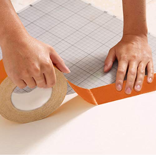 Exa Duct Tape 1.88 Inches x 60 Yards, Duct Tape for Crafts, Extra Strength, No Residue, DIY, Repairs, Indoor Outdoor Use, Book Repair, Must Have Garage Tool (1.88 X 60 Yards, Hi Vis Orange)