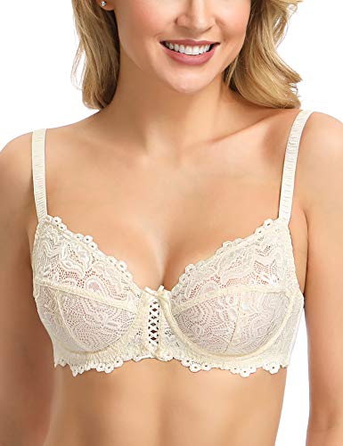 Wingslove Women's Sexy Lace Bra Non Padded